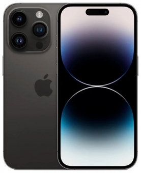 Смартфон Apple iPhone 14 Pro 1 ТБ, Dual: nano SIM + eSIM, космический черный