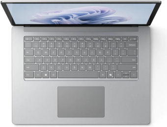 Ноутбук Microsoft Surface Laptop 6 for Вusiness (в коммерческой упаковке) Platinum Ноутбук 13.5", Intel Core Ultra 5 135H, RAM 16 ГБ 256 ГБ, Intel Arc Graphics, Windows Pro, (ZJQ-00026), серебристый, Русская раскладка