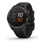 Часы Garmin Approach S62, умные, нержавеющая сталь, Bluetooth, чёрный, MIP-дисплей